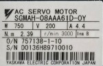 Yaskawa SGMAH-08AAA61D-0Y